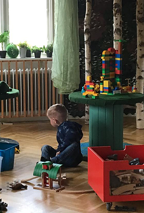 Interiörbild från byggrummet